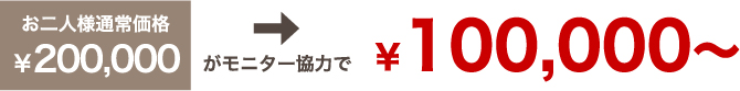 モニター料金